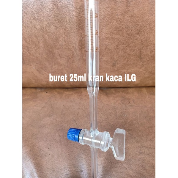 buret kran gelas 25 ml pyrex