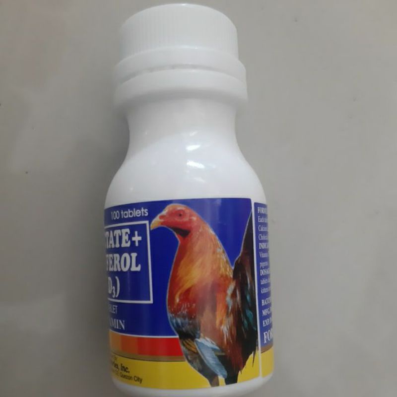 CALCIUM LACTATE + CHOLECALCIFEROL (VITAMIN D3) KALSIUM OBAT TULANG AYAM IMPORT KALAK