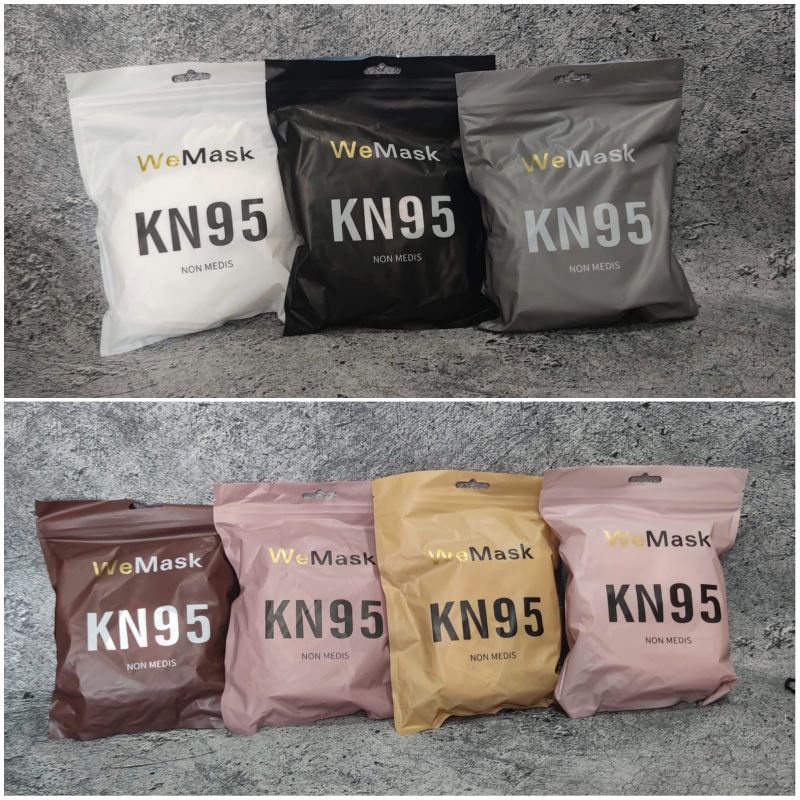 READY ISI 10 KN95 KN 95 KN WEMASK PRO WE MASK PRO KN WEMAZE PRO 5 PLY NUDE MOCCA PUTIH HITAM COKLAT