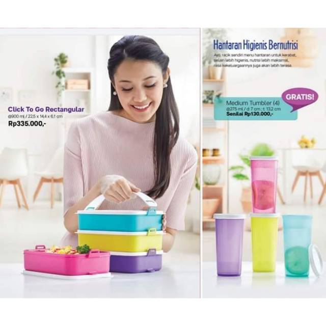 Rantang makan tupperware free Tumbler