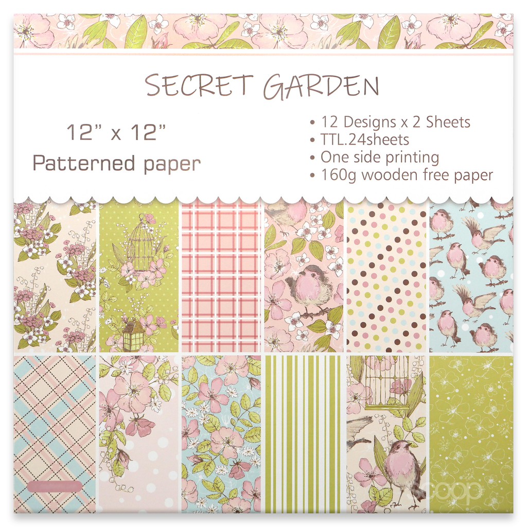 

Scoop SCRAPBOOK PAPER 30.5x30.5cm Flower 63090902