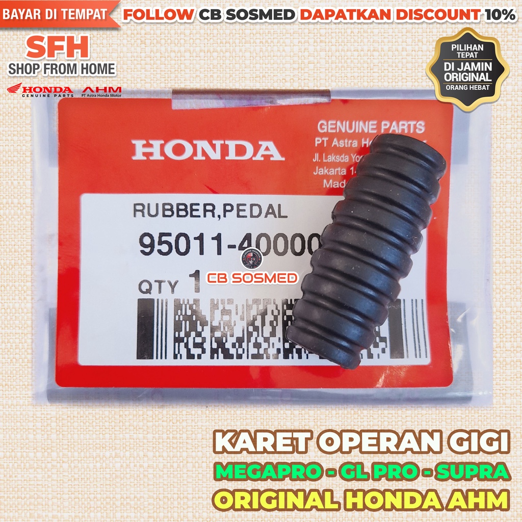 Karet Operan Gigi Supra X 125 2007-2014 Karet Pedal Persneling Supra X 125 FI New Original Honda AHM