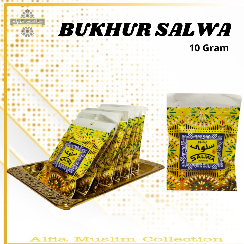 1 Lusin Buhur Salwa Sachet 10 Gram Kecil Bakhour Bakhoor Dupa Pengharum Ruangan