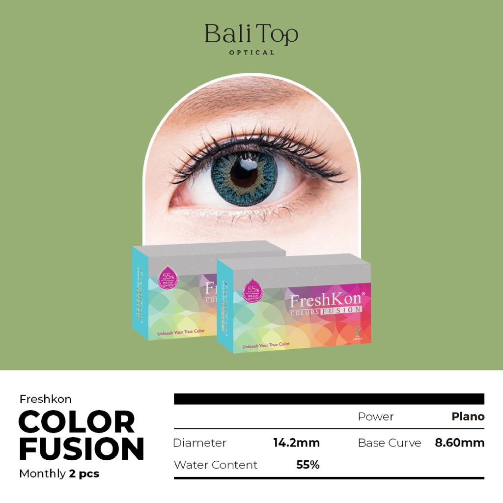 Jual Softlens FreshKon Colors Fusion (CF) (Normal/Plano) Indonesia