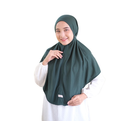 Bergo Mariam Kaos Polos Xl /Hijab Bergo Tali Non Pet Syari Jumbo 2024