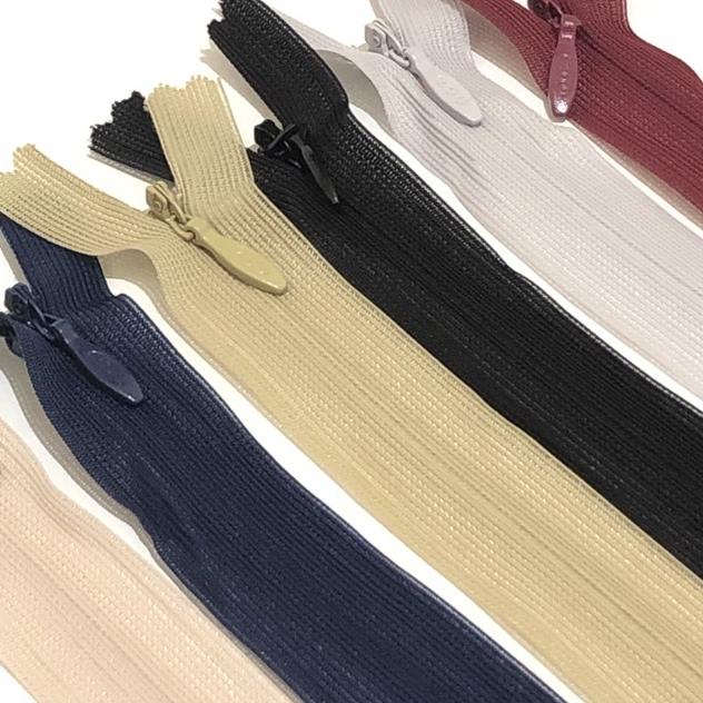 ➥ Resleting jepang merk kcc/ invisible zipper per LUSIN ✱