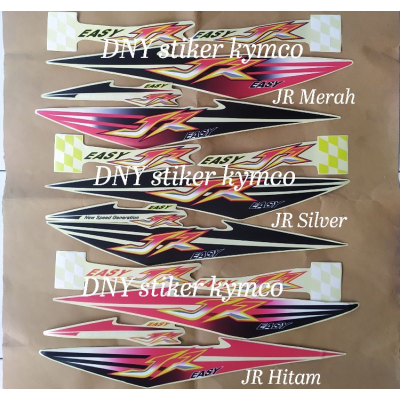 stiker kymco jr