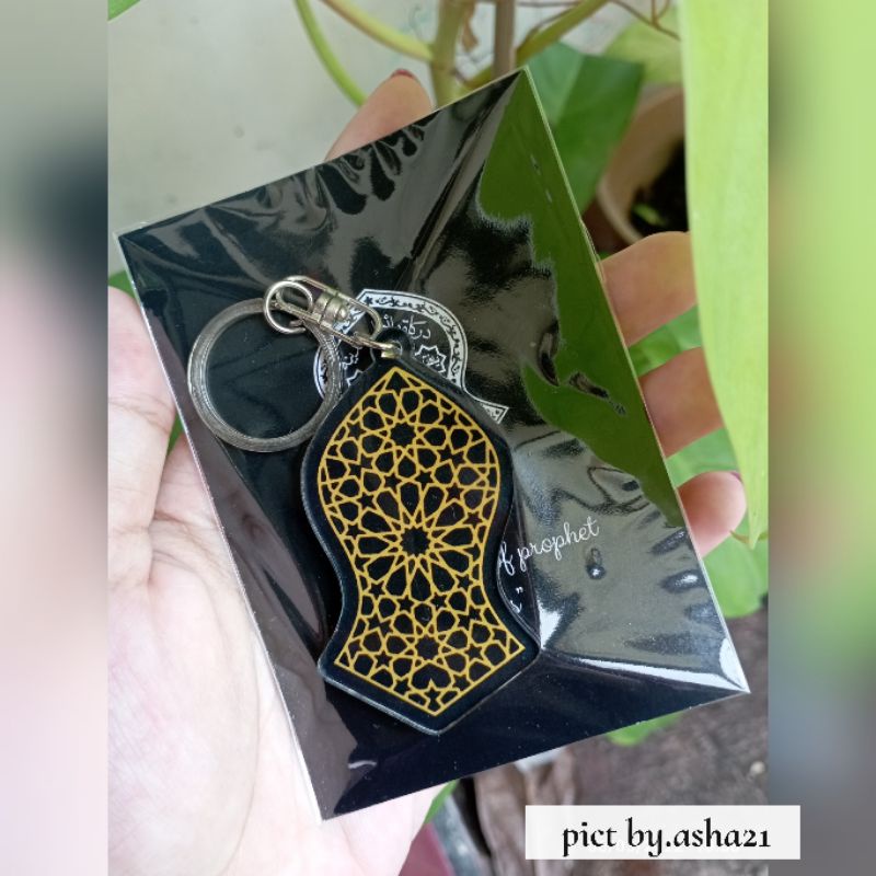 Ganci Terompah akrilik 2 sisi