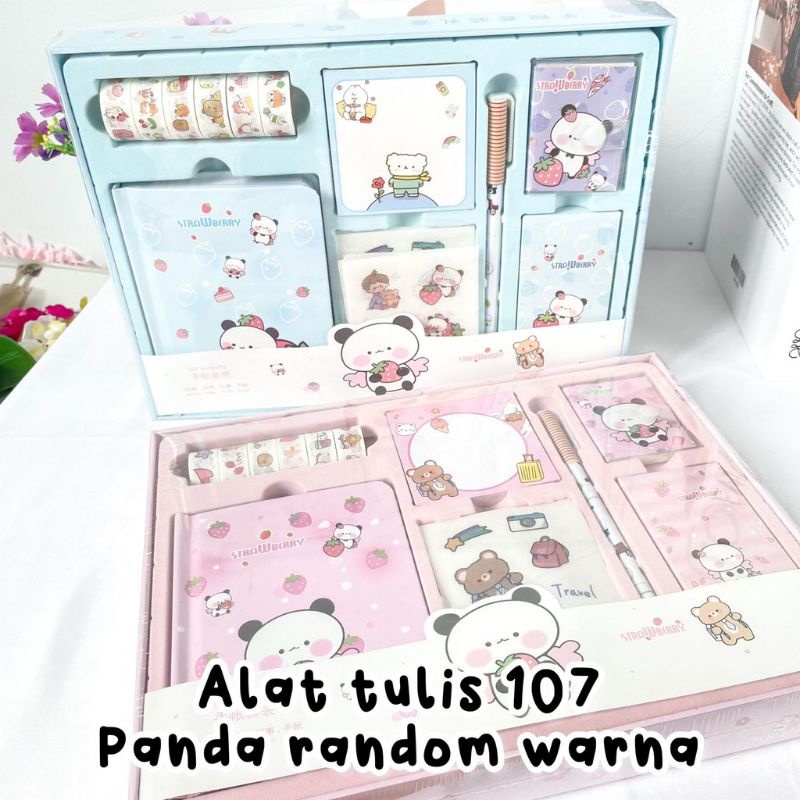 

Paket Jurnal 7 In 1 Panda Kelinci Stationery Lucu Unik Kado Viral Termurah