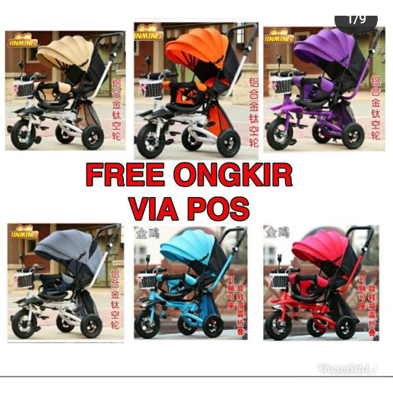 Sepeda lipat anak roda tiga