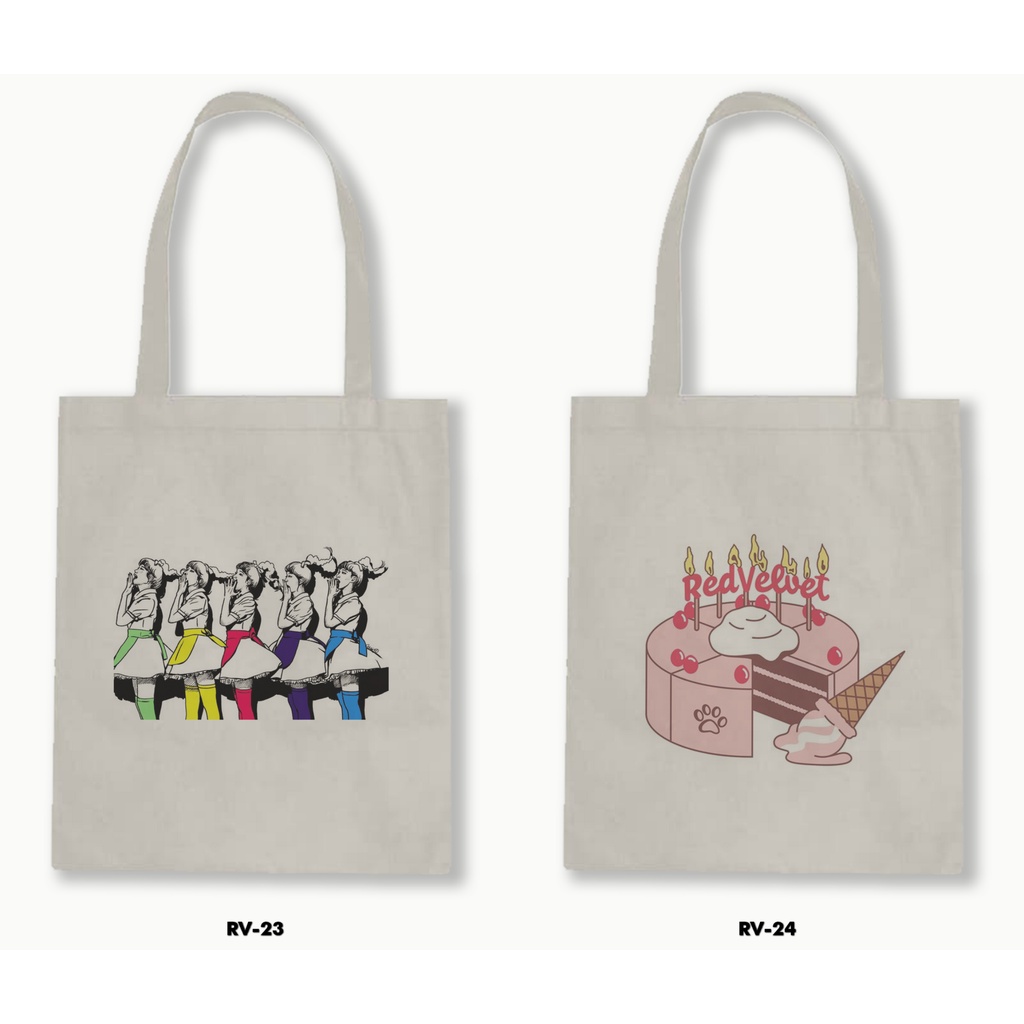 TOTE BAG BLACU - RED VELVET 2