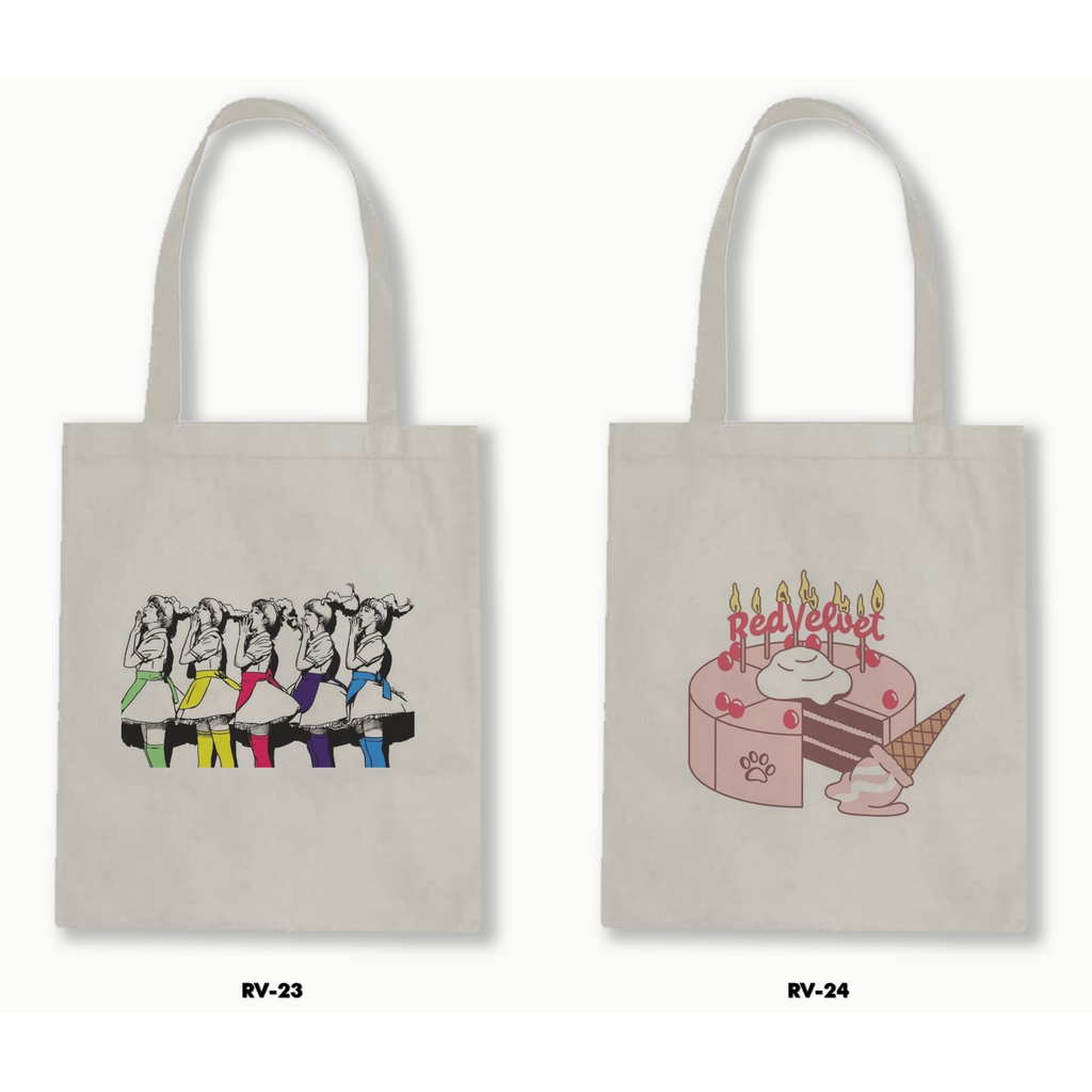 TOTE BAG BLACU - RED VELVET 2