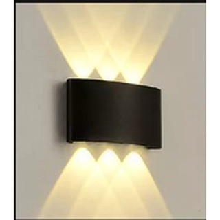 Lampu Dinding Taman Outdoor COB 2 LAMPU 4 LAMPU 6 LAMPU / LED Wall Light Minimalis 6X1W SUDAH TERMASUK LAMPU