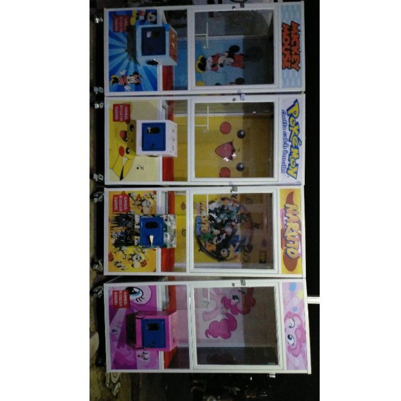 Mesin Capit Boneka Baru + Koin 100 + Koin 100 + Ongkir Surabaya