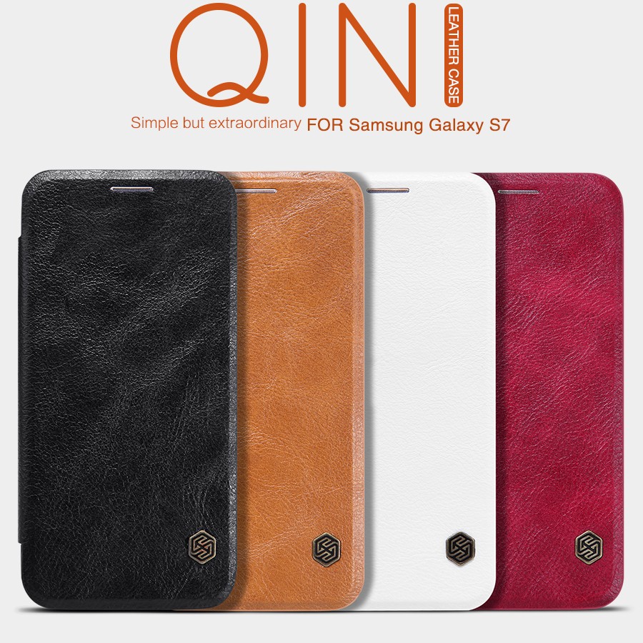 SAMSUNG Galaxy S7 G930FD Flip Leather Cover NILLKIN QIN Case