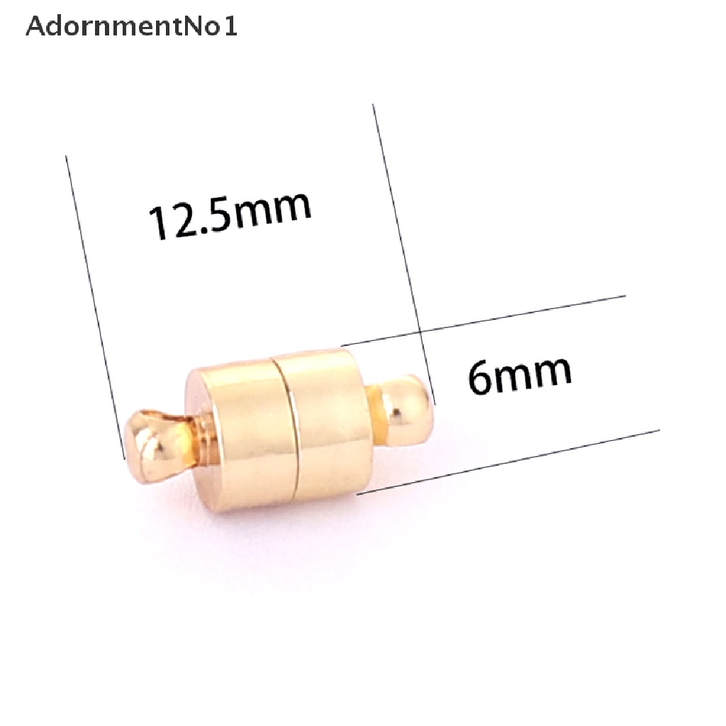 (AdornmentNo1) Gesper Magnet Oval Untuk Konektor Gelang / Kalung DIY