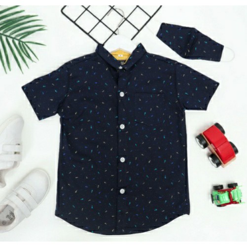 JOSJOLI_STORE/Kemeja Kids Kiddo/Pakaian Anak Laki-Laki/Fashion Anak/Usia 3-14 tahun