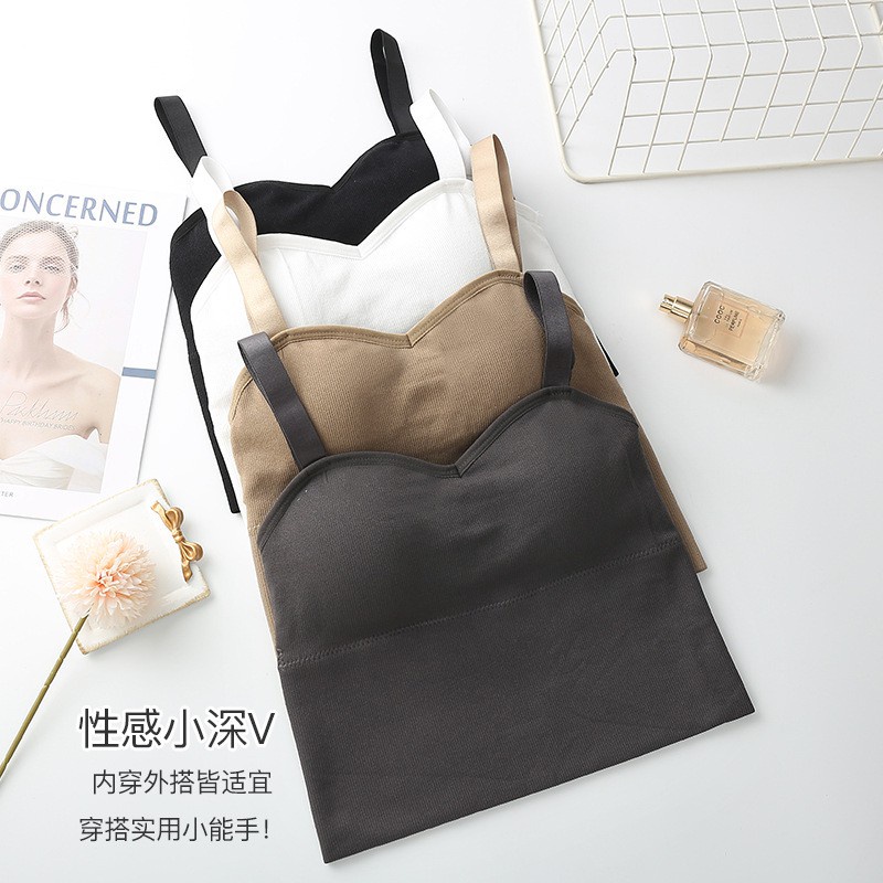 Tanktop Bra tali lebar 42-7#