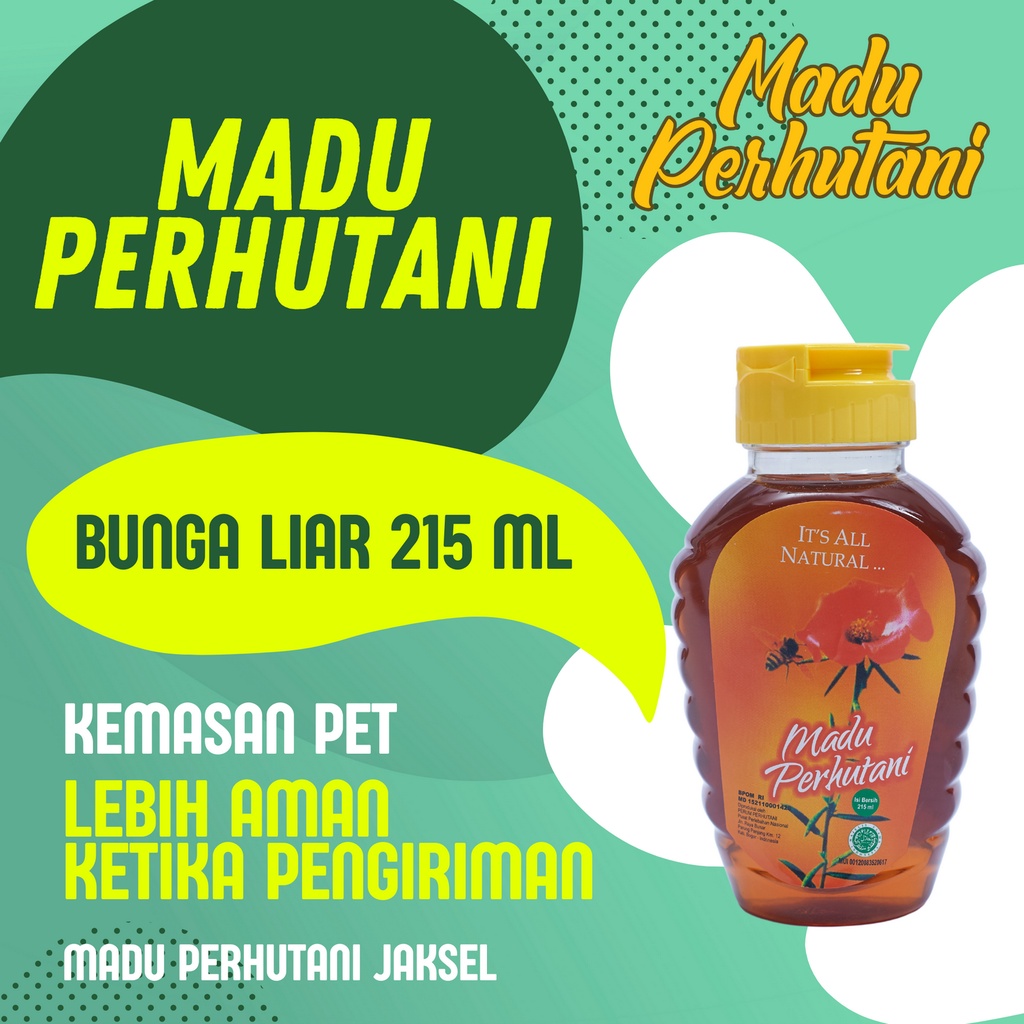 

Madu Murni Bunga Liar 215ml - Madu Perhutani