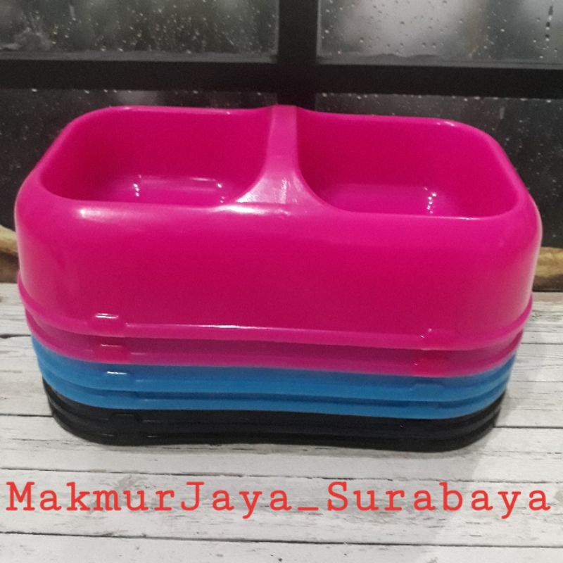 Tempat Makan Minum doublle untuk Anjing Kucing Kelinci merk Chiro(CP5)