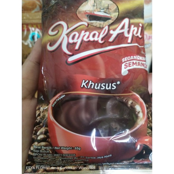 Kopi bubuk kapal api 65 gram