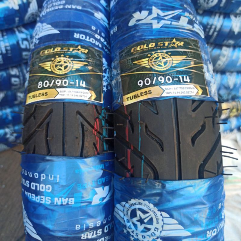 Ban Goldstar 80/90-14 Tubeless