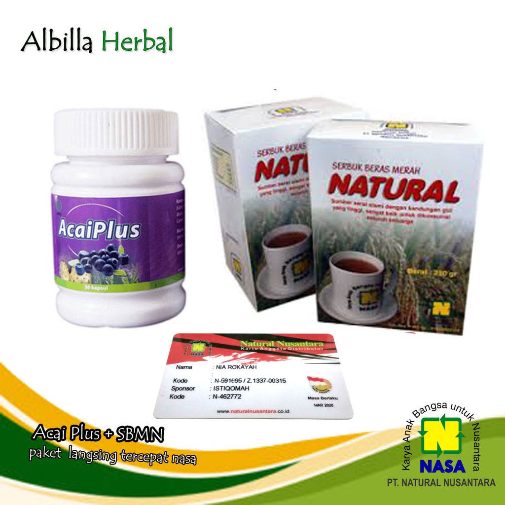 PAKET DIET EXPRESS ASLI NASA - ACAI PLUS DAN SBMN - Melangsingkan Tubuh Dengan Cepat