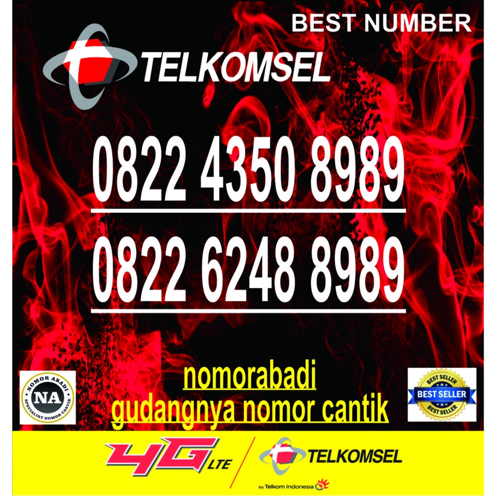 nomor cantik simpati 8989 h250