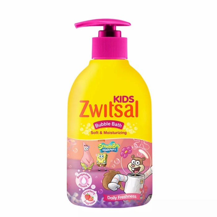 Zwitsal Kids 2in1 Hair and Body Wash Bubble Bath Sabun Mandi Shampoo Anak Switsal Babymaniashop