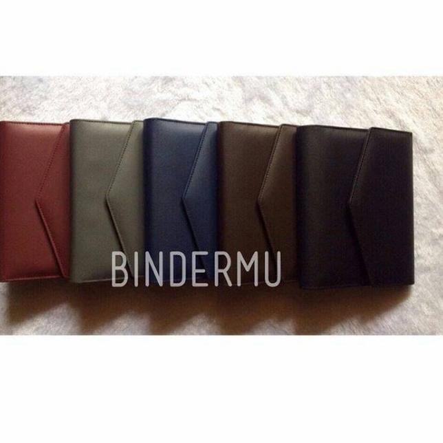 

☺ Binder Amplop Kulit 20 ring - Hitam ♦