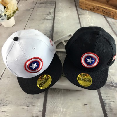 Topi snapback 2-4-6 Tahun Topi Anakcaptain America Topi Anak Laki Laki Perempuan Topi Baseball