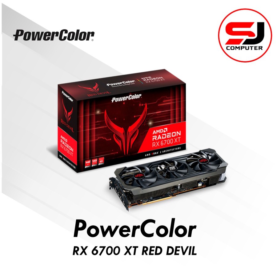 VGA POWERCOLOR RX 6700 XT RED DEVIL 12GB DDR6 AMD RADEON 6700XT