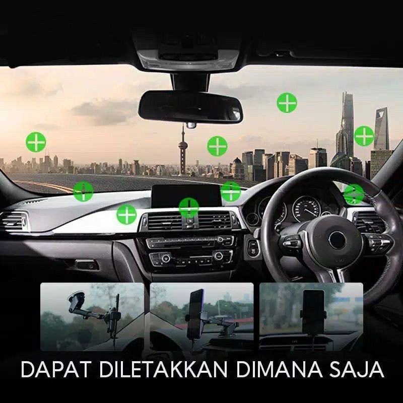 Universal car phone holder dashboard kaca mobil