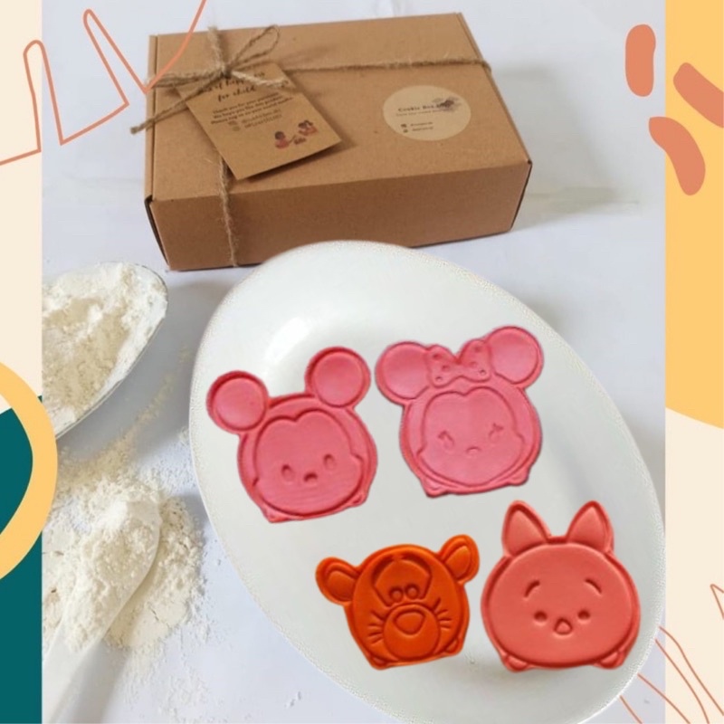 

diy cookies tsumtsum 2 | cookies hampers ulang tahu | cookies kit diy | cookies godiebag ulang tahun | kado ulang tahun | gift kado anak