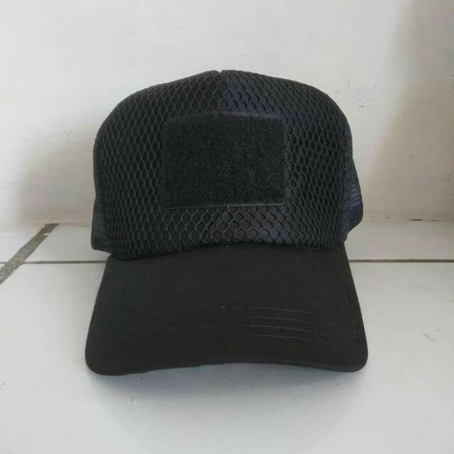 Topi army BDU TRUCKER BLACK/ topi velcro airsoft outdoor