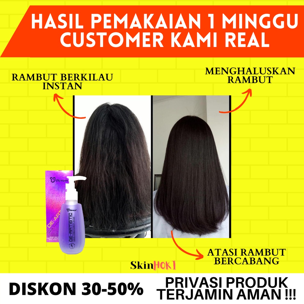 VITAMIN RAMBUT PERAWATAN RAMBUT RONTOK VENON UNGU 160ml SERUM RAMBUT ORIGINAL BPOM