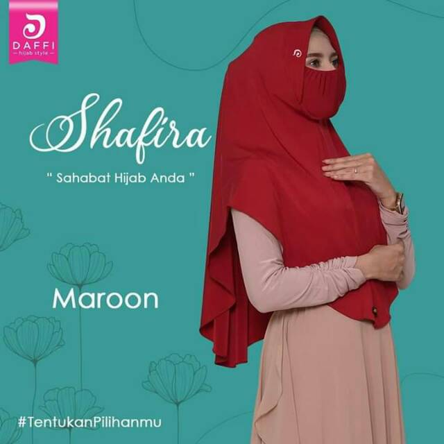 Jilbab Instan Bergo Shafira Daffi Hijab