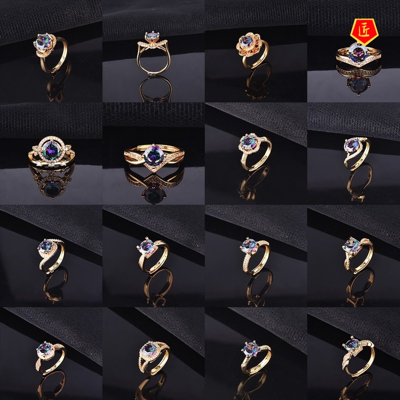 [Ready Stock]Creative Moissanite Star Crown Ring