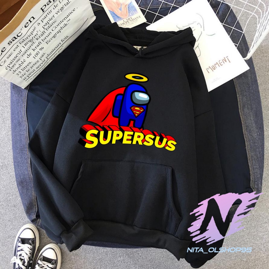 HOODIE ANAK SUPERSUS SWEATER AMONG US SUPERMAN