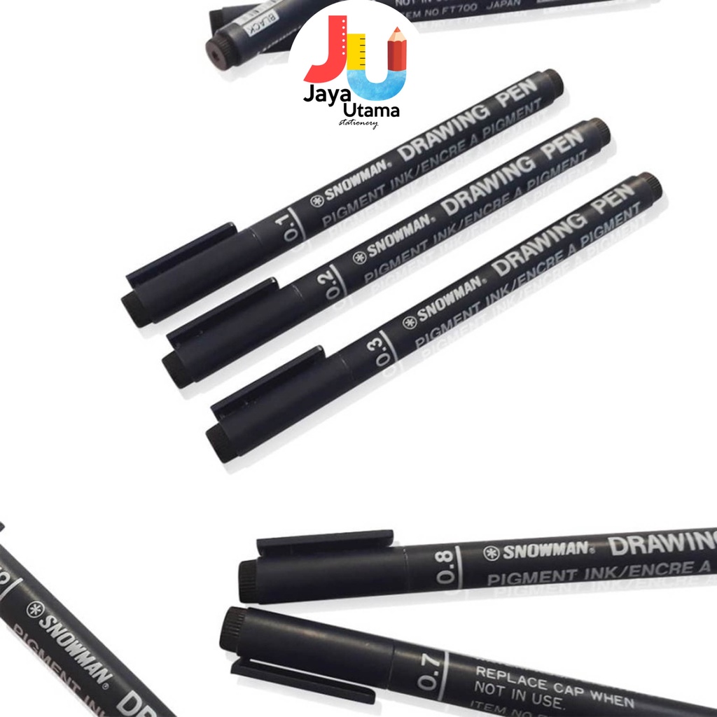 

Snowman Drawing Pen Spidol Gambar 0.05 Mm - 0.8 Mm