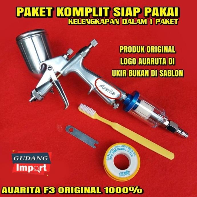 SPRAY GUN SPRAYGUN AUARITA F3 ORIGINAL 1000%
