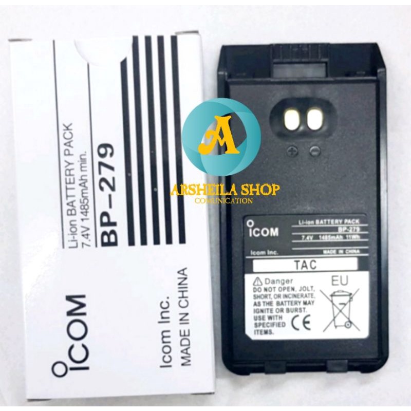 Batre ht icom v88 bp 279 li ion