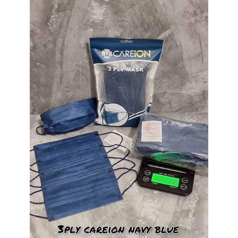 MASKER EARLOOP 3PLY WARNA CAREION 1PACK 50PCS MURAH
