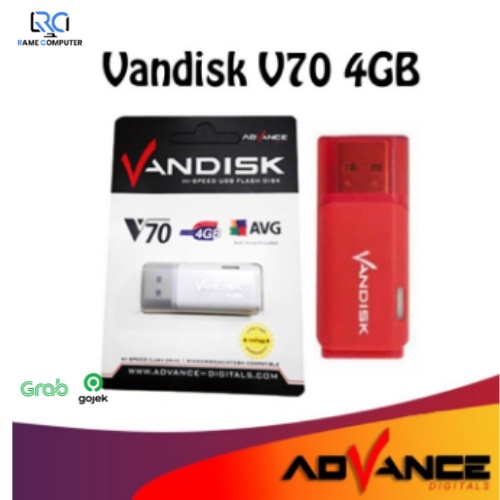 FLASHDISK VANDISK V70 4GB ORIGINAL RESMI