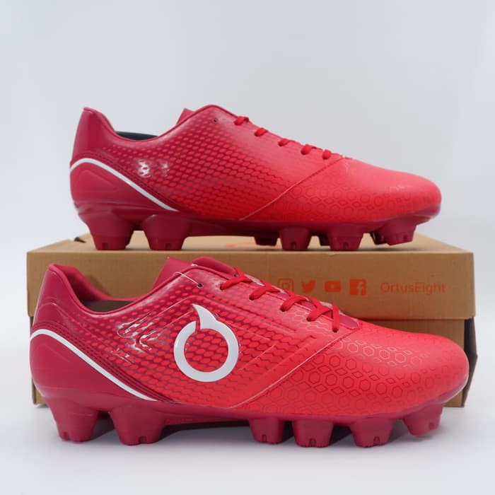 Sepatu Bola Original OrtusEight Genesis FG Maroon