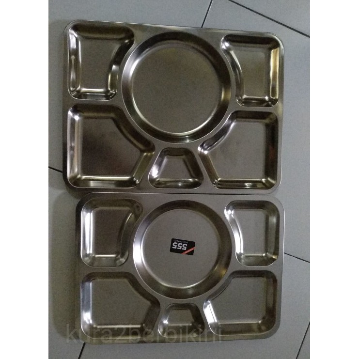 Tempat makan / food tray (stainless steel)