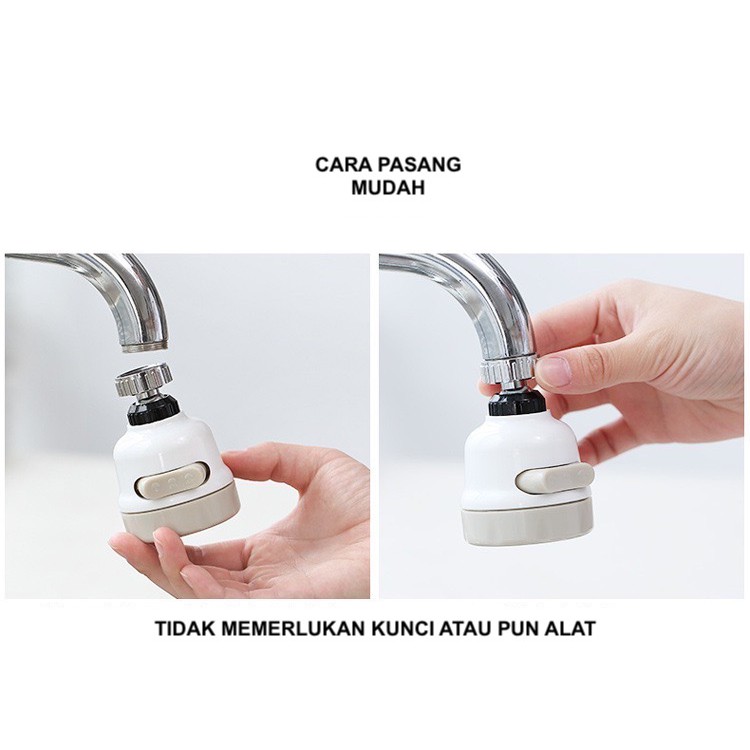 SAMBUNGAN KRAN DAPUR FAUCET EXTENDER 3 IN 1 KERAN AIR DAPUR