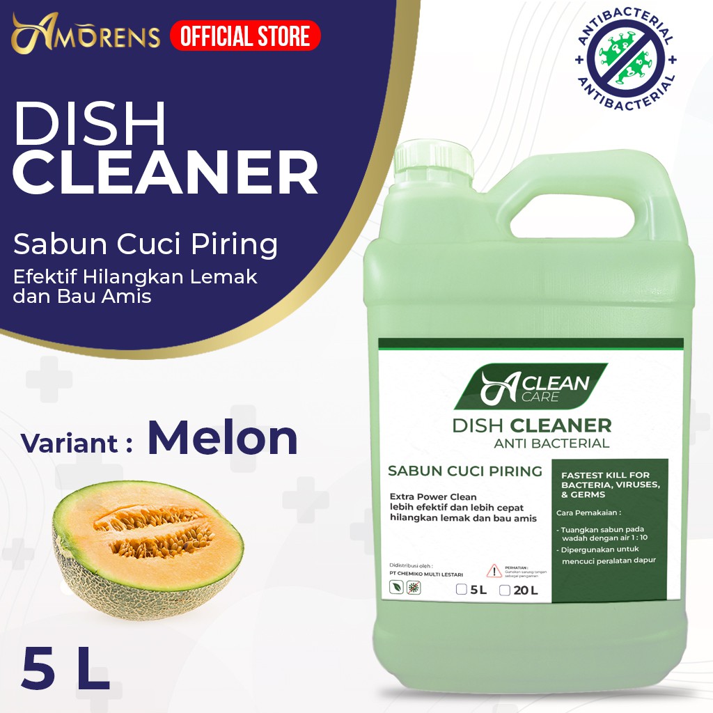 Sabun Cuci Piring 5 Liter / DISH WASHING / DISH CLEANER 5 Liter KONSENTRAT Amorens