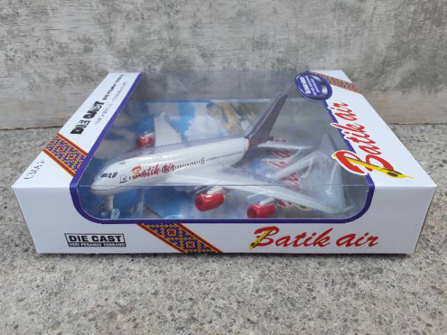 Diecast Pesawat Batik Air ( Miniatur Plane, Die cast Aircraft )