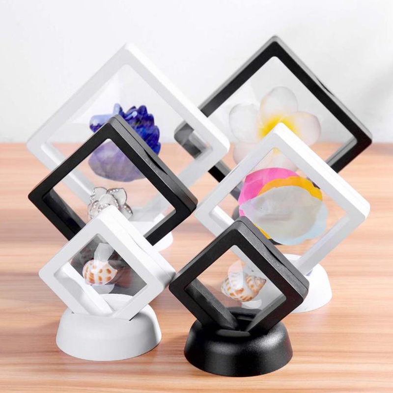 &lt; E2id &amp; &gt; Kotak Display Holder Koin / Perhiasan 3D